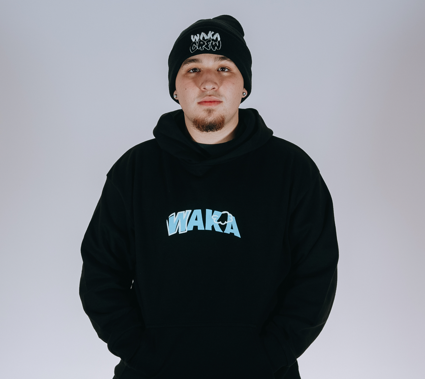 WAKA CREW BLACK BEANIE