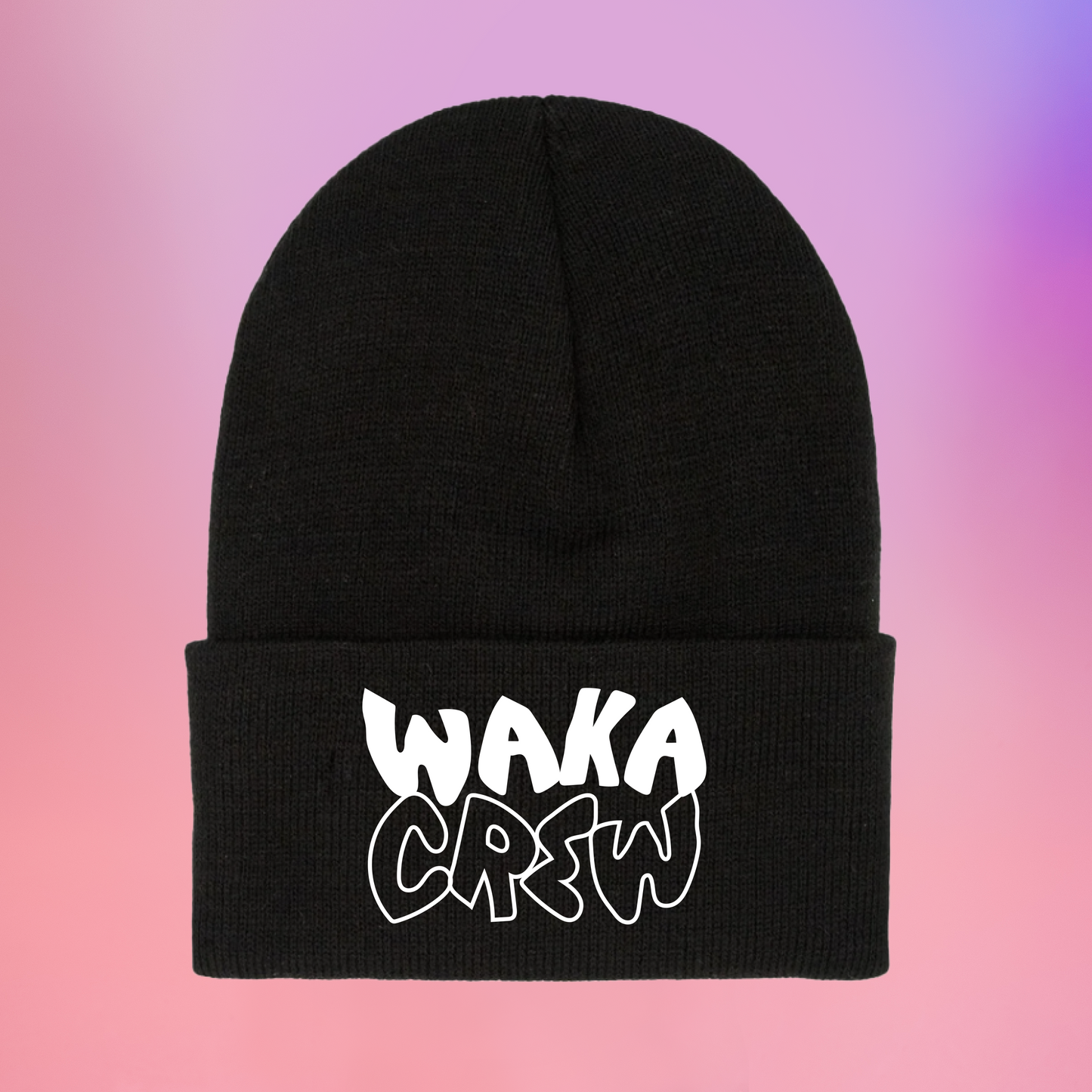 WAKA CREW BLACK BEANIE